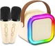 Портативна колонка Gotel RGB BLUETOOTH набор караоке с 2 микрофонами USB - изображение 2