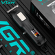 Триммер аккумуляторный VGR V-918, 4 насадки, LED дисплей - изображение 7