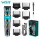 Аккумуляторная машинка для стрижки VGR V-695 , 6 насадкок, регулятор высоты, LED дисплей - изображение 2