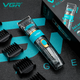 Аккумуляторная машинка для стрижки VGR V-695 , 6 насадкок, регулятор высоты, LED дисплей - изображение 8