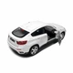 Дитяча металева машинка BMW X6 іграшкова колекційна масштабна залізна авто модель іграшка для дітей БМВ х6 відкриваються двері біла 12.5 см - зображення 2