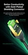 Патч корд мережевий кабель LAN RJ45 Baseus High Speed CAT8 40 Gigabit Ethernet Cable (10m, 40Gbps, SFTP, САТ 8) - зображення 9