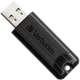 Флеш память USB Verbatim PinStripe 16GB USB 3.2 Gen1 Black (49316) - изображение 2