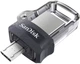 Флеш память USB SANDISK Ultra Dual Drive m3.0 32GB USB 3.0 + microUSB Silver (SDDD3-032G-G46) - изображение 6