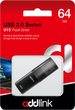 Флеш память USB AddLink U15 64GB USB 2.0 Gray (ad64GBU15G2) - изображение 2