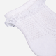 Набір шкарпеток дитячий YOCLUB 3Pack Girl's Socks With Frill SKL-0008G-0100 23-26 3 пари White (5904921620758) - зображення 3