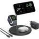 Док-станція Anker MagGo Charging Station Qi2 3-in-1 Stand 15W (B25M3111) Black - зображення 2