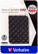 SSD диск Verbatim Store ‘n’ Go Mini 512GB USB 3.2 Gen 1 Black (023942532361) - зображення 8