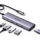 USB Хаб UGREEN CM511 5 in 1/USB-C/HDMI/3xUSB 3.0/USB-C PD/Grey (UGR-15597) - изображение 1