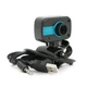 Вебкамера с гарнитурой Q20 HD 720p USB для ПК ноутбука черная серебристая - изображение 1