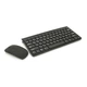 Комплект беспроводной KM908 (KB+Mouse), (Eng / Pyc), 2.4G, 78 клавиш, Black, Box - изображение 1