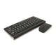 Комплект беспроводной KM908 (KB+Mouse), (Eng / Pyc), 2.4G, 78 клавиш, Black, Box - изображение 4
