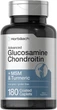 Добавка преміум-класу Глюкозамін Хондроїтин МСМ Куркума Horbäach Glucosamine Chondroitin Plus MSM & Turmeric 180 таблеток - зображення 1