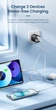 Зарядное устройство Toocki 33W GaN TypeC USB LED-дисплей PD+QC Быстрая зарядка для Apple iPhone, iPad, Samsung, Xiaomi Black (6976018376601) - изображение 2