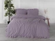 Постільна білизна Limasso Stonewashed Exclusive Ranforse 200 х 220 см Natural Violet - зображення 1