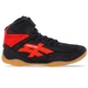 Замшеві борцівки Difeno Wrestling 4010-5 розмір 40 Black-Red - зображення 1