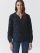 Блузка жіноча Tatuum Relia T2501.044 44 Темно-синя (5900142395420) - зображення 1
