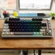 Бездротова механічна клавіатура ATTACK SHARK X85PRO (75% ANSI Layout, TFT-дисплей), Hot-Swap WIRED+2.4G+BT5.0, Cheese White - изображение 2
