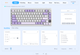 Бездротова механічна клавіатура ATTACK SHARK X85PRO (75% ANSI Layout, TFT-дисплей), Hot-Swap WIRED+2.4G+BT5.0, Cheese White - изображение 10