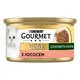 Вологий корм GOURMET Gold "Сокове насолода" для дорослих котів з лососем 85 г - зображення 2