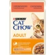 Вологий корм CAT CHOW Adult для дорослих котів шматочки в желе з яловичиною та баклажанами 85 г - изображение 1