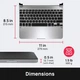Клавиатура-чехол 12.9" Brydge для планшета iPad Pro 3rd 4th Gen Silver Б/В - изображение 2