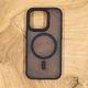 Чехол HOCO Smoke case Matte with MagSafe для iPhone 15 Pro Black - изображение 1