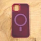 Чехол HOCO Smoke case Matte with MagSafe для iPhone 11 Red - изображение 1