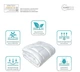 Ковдра Ideia Super Soft Classic 140х210 зимова, зі штучним лебедячим пухом, м'яка - зображення 4