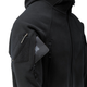 Тактична флісова кофта Helikon Patriot Mk2 Hybrid Fleece з капюшоном black чорна L - зображення 5