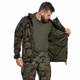 Тактическая флисовая кофта Helikon Patriot Mk2 Hybrid Fleece с капюшоном woodland S - изображение 3