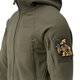 Тактична флісова кофта Helikon Patriot Mk2 Hybrid Fleece з капюшоном olive олива XS - зображення 4