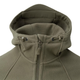 Тактична флісова кофта Helikon Patriot Mk2 Hybrid Fleece з капюшоном olive олива XS - зображення 7