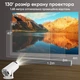 Смарт проектор для будинку телефону смартфона Andowl PR80X1 4k ultra hd pro Italy з підтримкою wifi hdmi і usb компактний led міні портативний домашній лед відеопроектор для домашнього кінотеатру з підтримкою android і ios відео кіно проектори - зображення 6