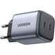 Мережевий зарядний пристрій Ugreen CD294 Nexode 45W Charger Space Gray - зображення 1