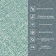 Самоклеючі шпалери 2800*500*2,5мм YM-11 DEEP GREEN WHITE (D) SW-00002019 - изображение 5