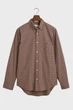 Чоловіча картата сорочка REG LIGHT TWILL GINGHAM SHIRT Gant S 3240193 - изображение 7