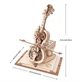Конструктор Robotime 3D деревянный пазл модель Магическая Виолончель Magic Cello AMK63 - изображение 4