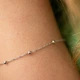 Серебряный браслет "Шарики" 905-01224 19 Онікс 19 - изображение 2