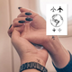 Тимчасове тату Arley Sign Свобода (8003) 2шт. - зображення 1