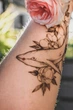 Тимчасовий татуювання Arley Sign Floral diving (1217) - зображення 3