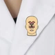 Значок (пин) BROCHE брошь бижутерия Медицина ЛОР-Анатомия бежевый BRGV114633 - изображение 5