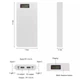 Корпус коробка Power Bank Case DIY Micro-USB 2 Led фонаря чехол для батарей 8x18650 WHITE - изображение 3