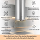 Островная вытяжка Klarstein Bolea 600 м³/час Серый - изображение 5