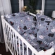 Комплект постельного белья в кроватку детский Mirson 110x140 см Kids Time 17-0671 With Love Cats Бязь (2200010178968) - изображение 3