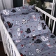 Комплект постельного белья в кроватку детский Mirson 110x140 см Kids Time 17-0671 With Love Cats Бязь (2200010178968) - изображение 4