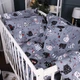 Комплект постельного белья в кроватку детский Mirson 110x140 см Kids Time 17-0671 With Love Cats Бязь (2200010178968) - изображение 5
