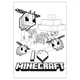 Раскраска YES Minecraft серия "Майнкрафт" А4 6 листов - изображение 2