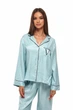 Піжама Victoria's Secret Long Pajama Set Victoria's Secret бірюзова преміум серія розмір M - зображення 2