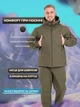 Чоловіча тактична куртка Eagle Soft Shell JA-23 на флісі M Green Olive (JDT-0845330) - зображення 5